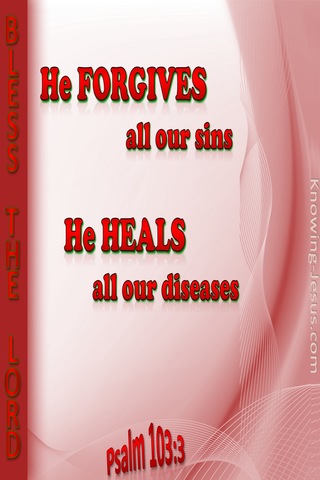 Psalm 103:3 He Forgives Our Sin (red)
